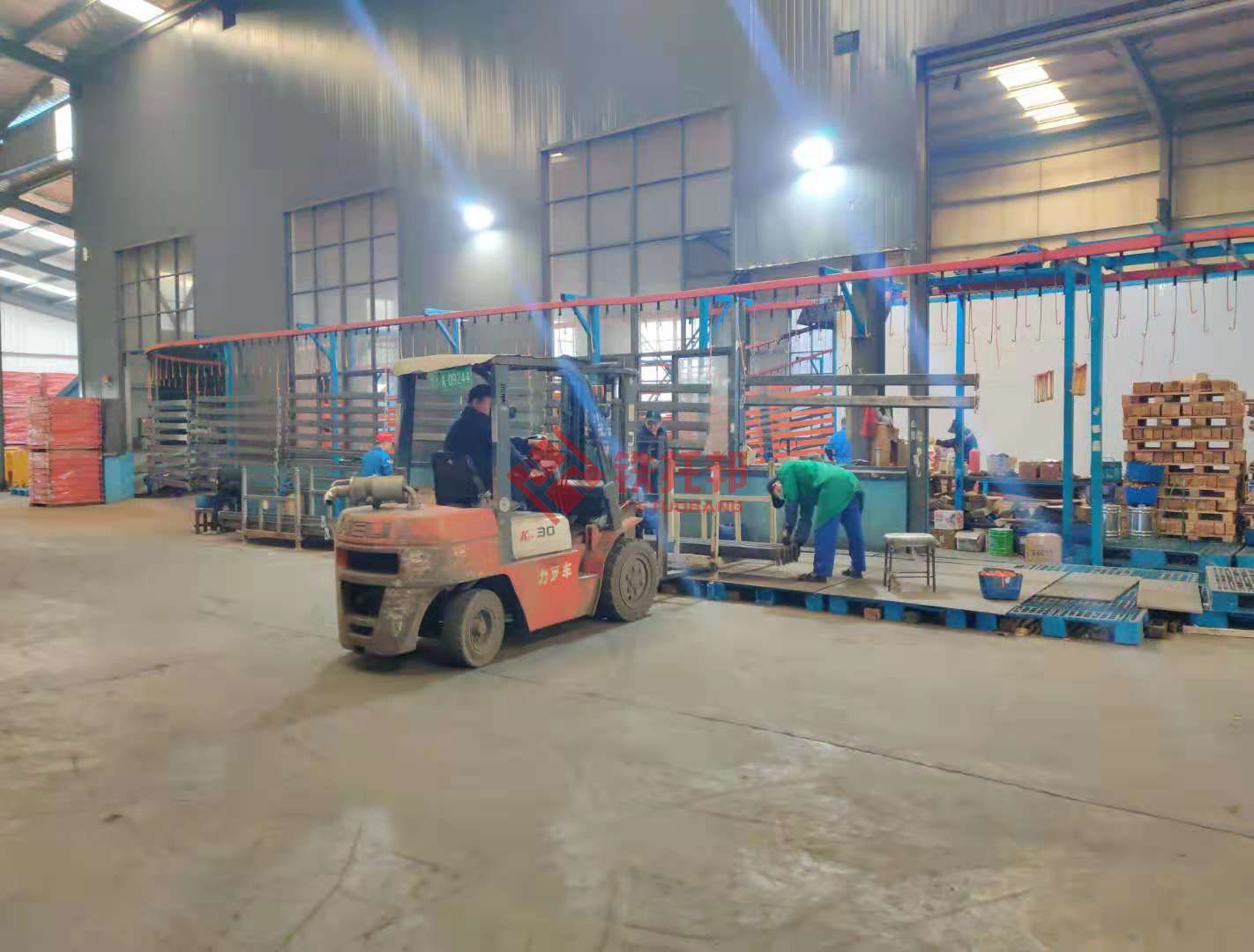 鋼制托盤噴塑線（一）